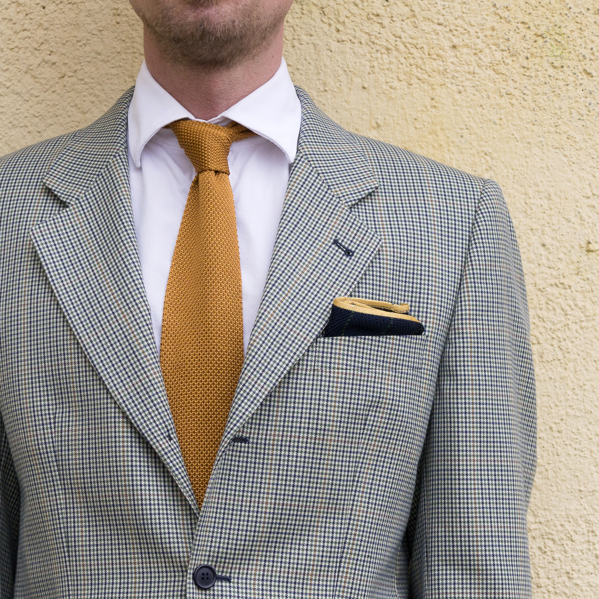 Aurelio classic necktie, Arild pocket square